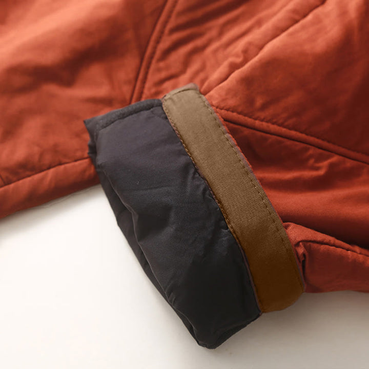 Pantaloni harem spessi con elastico in vita e tasche, modello invernale semplice da donna Buddha Stones - image 12