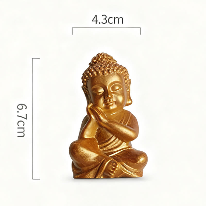 Buddha Stones Statua di Buddha Tathagata Frigorifero Magnete per frigorifero Decorazione per la casa - Stile A3 4,3*6,7*3 cm (con retro magnetico) - image 6