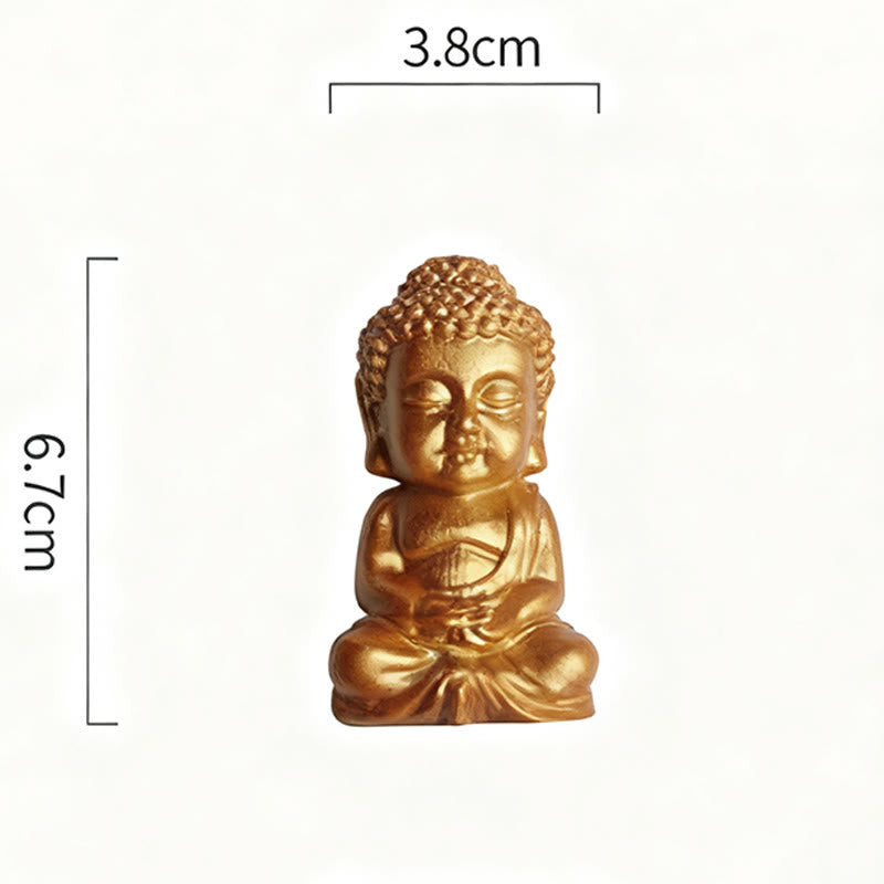 Buddha Stones Statua di Buddha Tathagata Frigorifero Magnete per frigorifero Decorazione per la casa - Stile A1 3,8*6,7*3 cm (con retro magnetico) - image 1