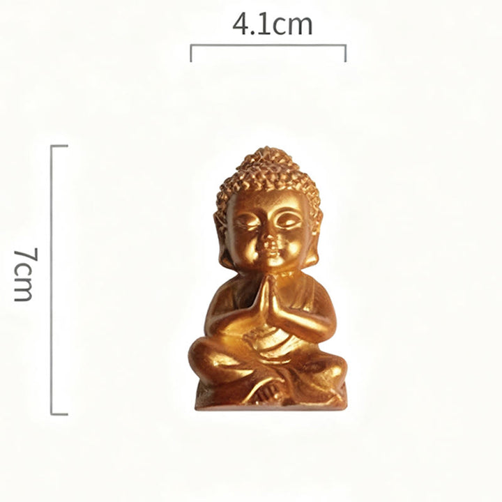 Buddha Stones Statua di Buddha Tathagata Frigorifero Magnete per frigorifero Decorazione per la casa - Stile A2 4,1*7*3 cm (con retro magnetico) - image 3