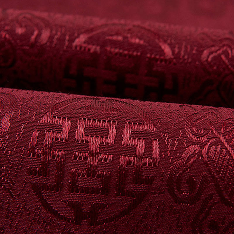 Giacca da uomo in stile Tang con colletto rialzato, maniche lunghe, ricamo con Buddha Stones e tasche - image 6