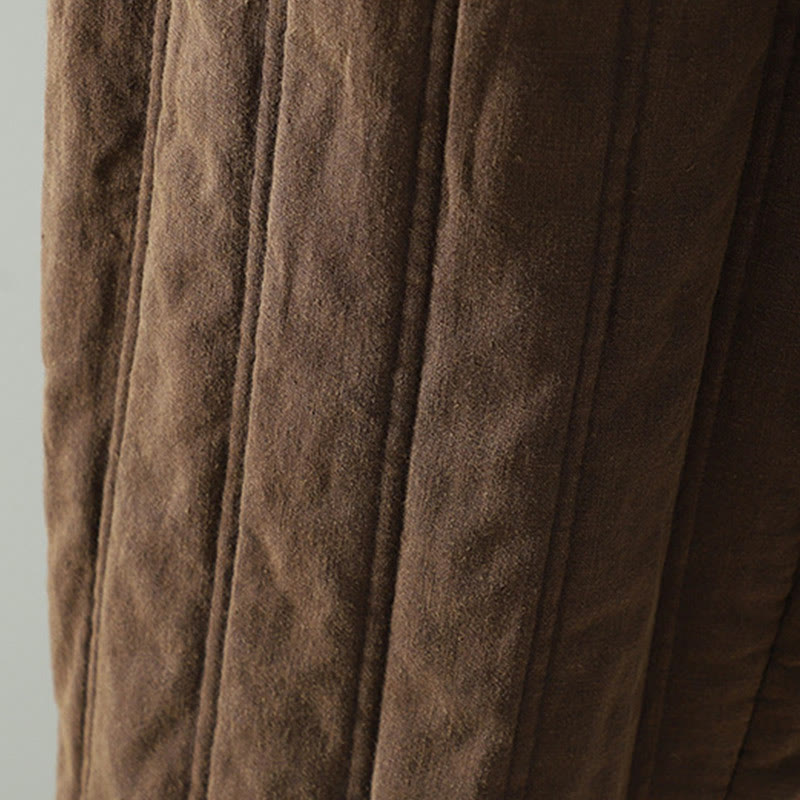 Pantaloni harem da donna in cotone con elastico in vita e tasche, modello Buddha Stones Daily Plain Coulisse Design - image 3