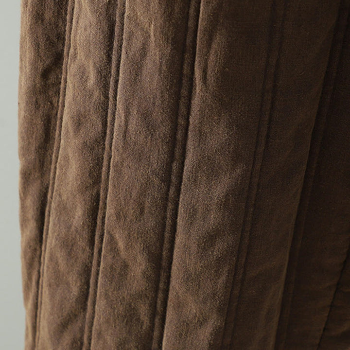 Pantaloni harem da donna in cotone con elastico in vita e tasche, modello Buddha Stones Daily Plain Coulisse Design - image 3