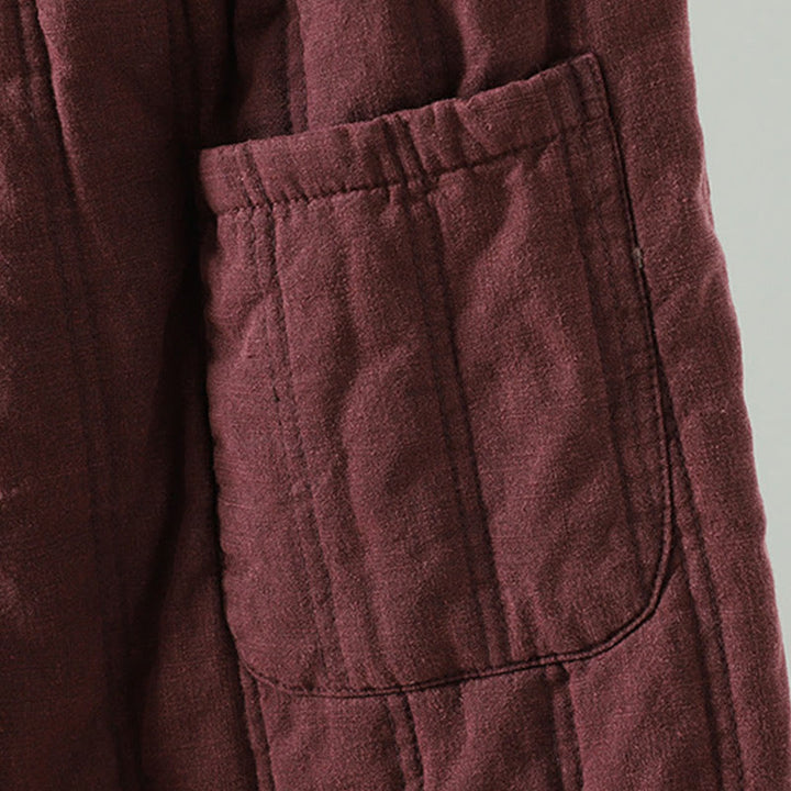 Pantaloni harem da donna in cotone con elastico in vita e tasche, modello Buddha Stones Daily Plain Coulisse Design - image 12