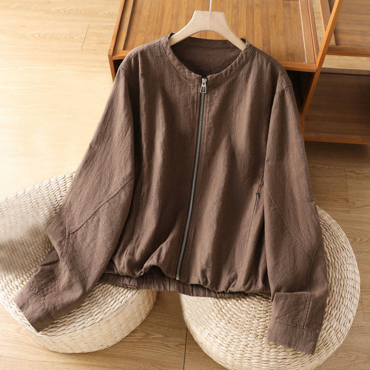 Giacca da donna in cotone con cerniera, a doppio strato, a maniche lunghe e tasche , Buddha Stones - Siena - US8-10, UK/AU12-14, EU40-42 (2XL) - image 21