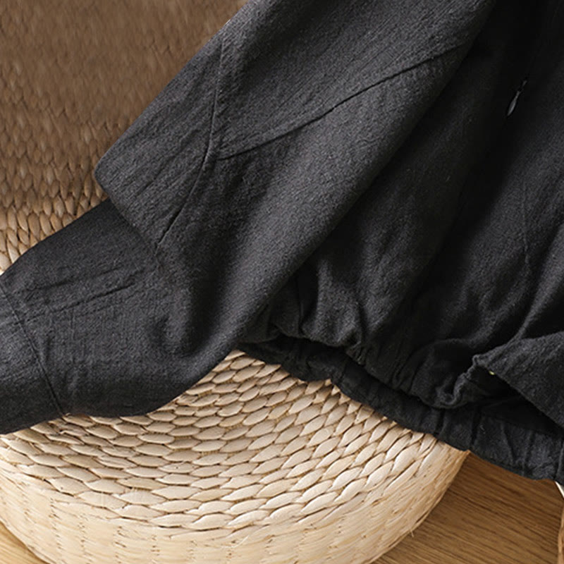 Giacca da donna in cotone con cerniera, a doppio strato, a maniche lunghe e tasche , Buddha Stones - image 8