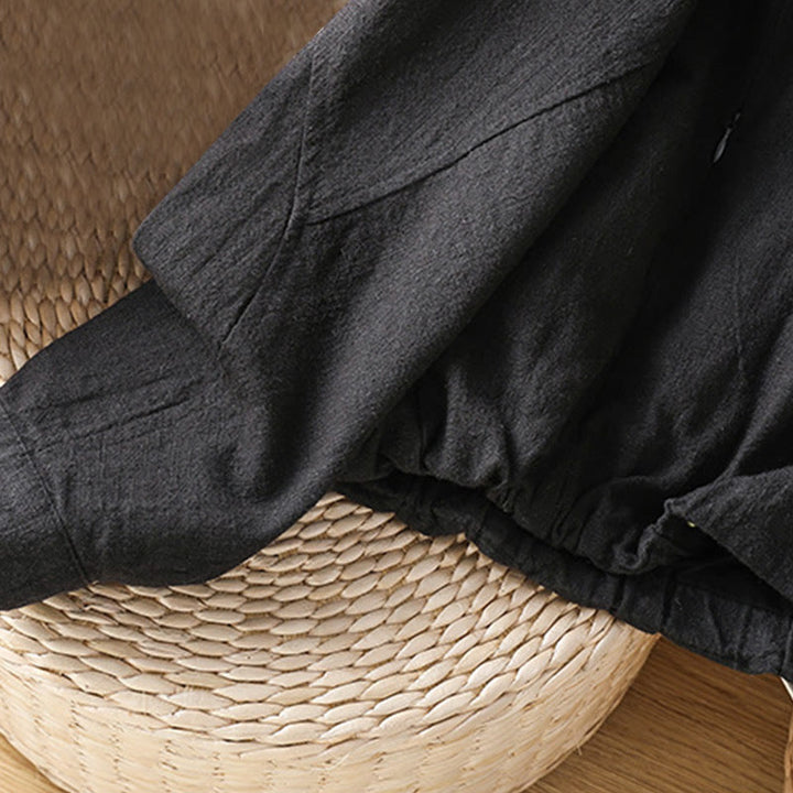 Giacca da donna in cotone con cerniera, a doppio strato, a maniche lunghe e tasche , Buddha Stones - image 8