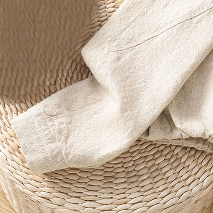 Giacca da donna in cotone con cerniera, a doppio strato, a maniche lunghe e tasche , Buddha Stones - image 16