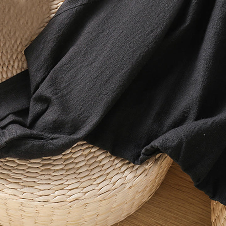 Giacca da donna in cotone con cerniera, a doppio strato, a maniche lunghe e tasche , Buddha Stones - image 7