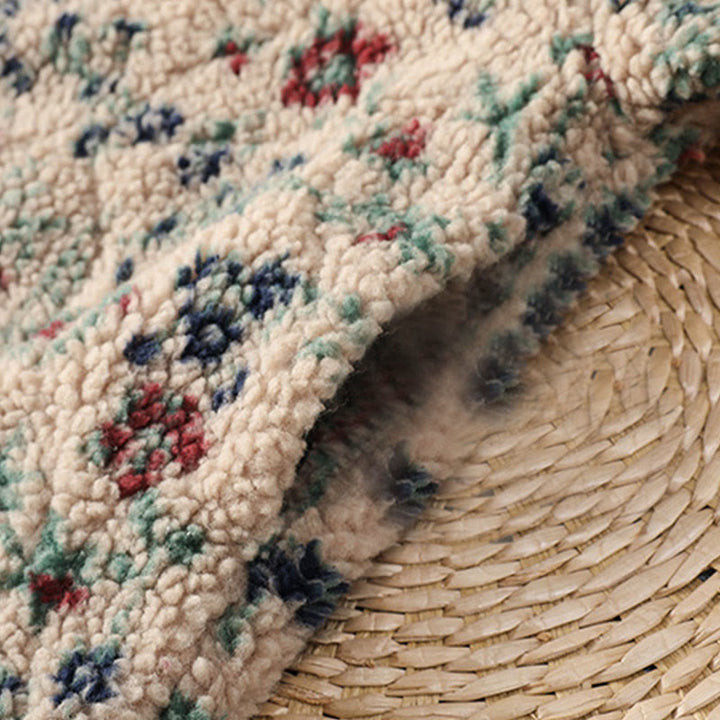 Giacca termica a maniche lunghe con tasche e motivo floreale in cotone da donna Buddha Stones - image 10