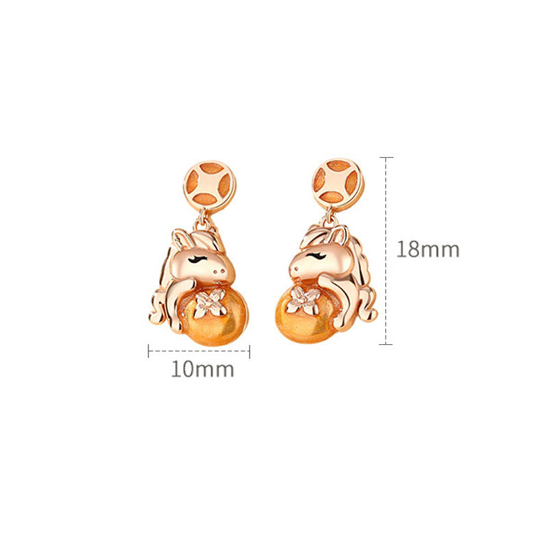 Collana con ciondolo e benedizione in argento sterling 925 con Buddha Stones e monete dell'anno del cavallo - image 8