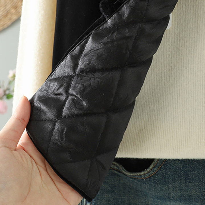 Gilet senza maniche da donna con ricamo di fiori bianchi Buddha Stones - image 5