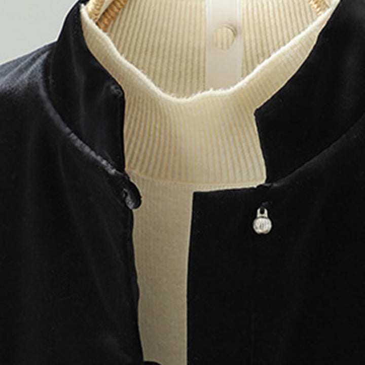 Gilet senza maniche da donna con ricamo di fiori bianchi Buddha Stones - image 8