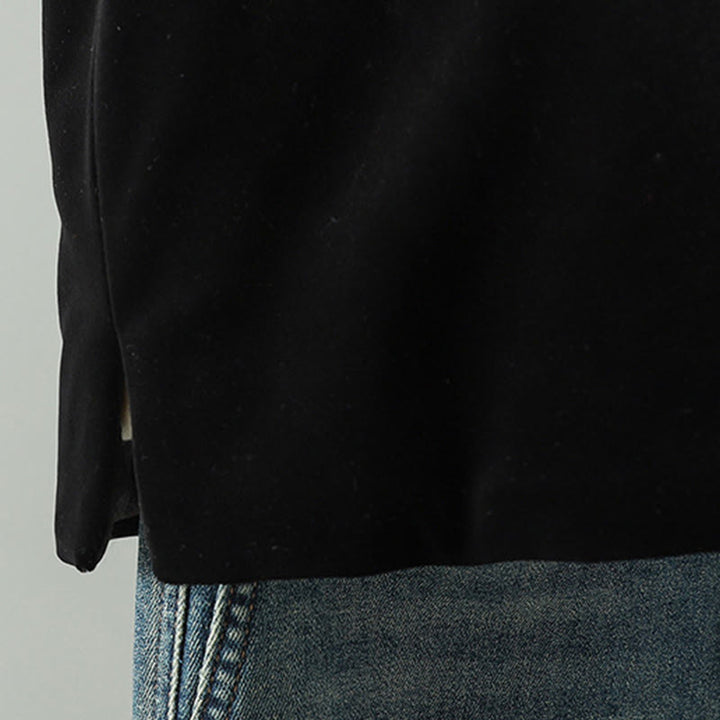 Gilet senza maniche da donna con ricamo di fiori bianchi Buddha Stones - image 11