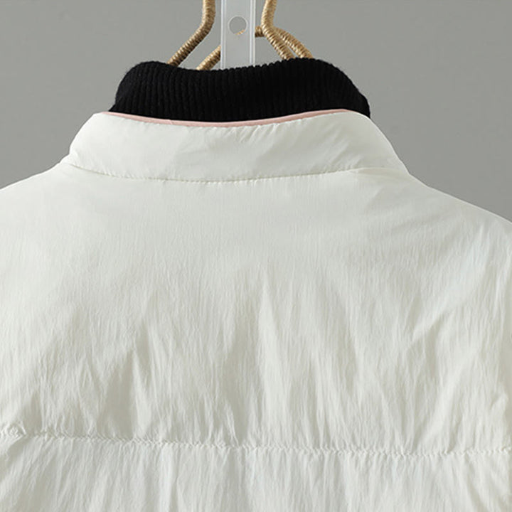 Giacca termica da donna a maniche lunghe con bottoni a rana, ricamo Buddha Stones Peach Blossom e tasche - image 18