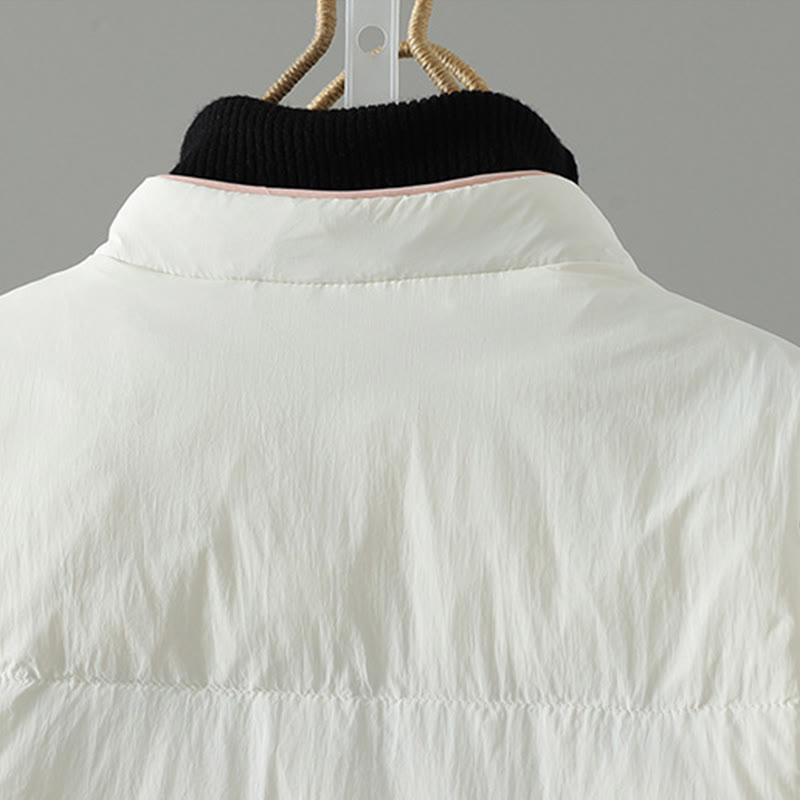 Giacca termica da donna a maniche lunghe con bottoni a rana, ricamo Buddha Stones Peach Blossom e tasche - image 18