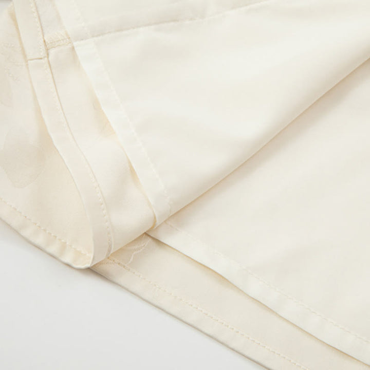 Giacca da donna a maniche lunghe con ricamo di fiori autunnali con rana e bottoni, motivo Buddha Stones - image 9