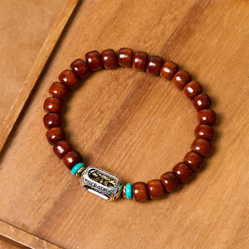 Braccialetto della fortuna con perline di osso , Buddha Stones , perline Dzi a tre occhi Vajra - image 14