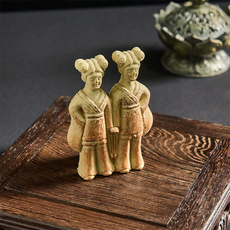 Buddha Stones FU Cani Gemelli Buddha Quadrato Ding Design Frigorifero Magnete per frigorifero Decorazione per la casa - image 10