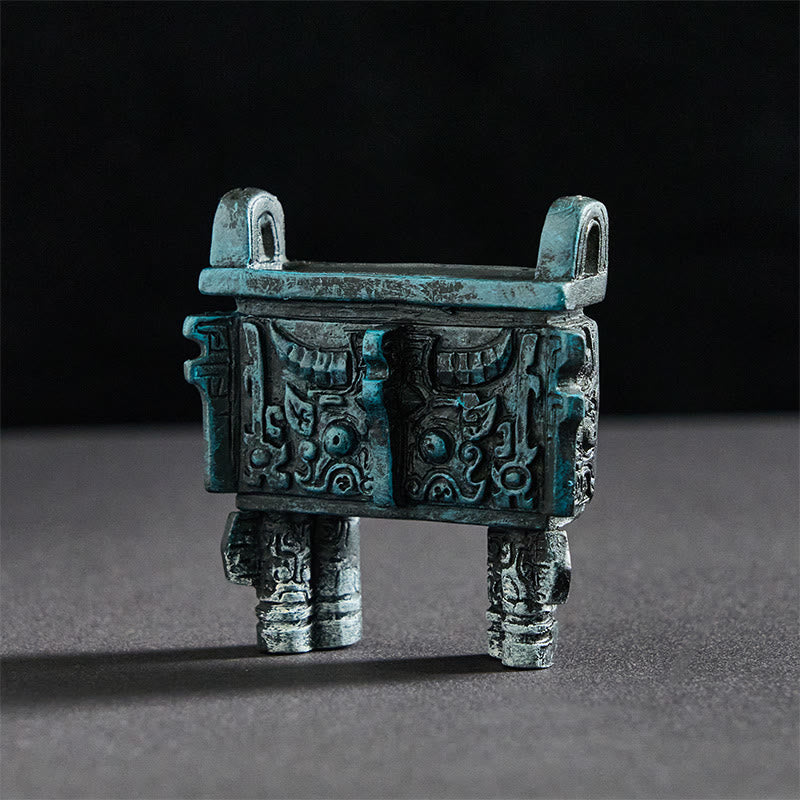 Buddha Stones FU Cani Gemelli Buddha Quadrato Ding Design Frigorifero Magnete per frigorifero Decorazione per la casa - image 18