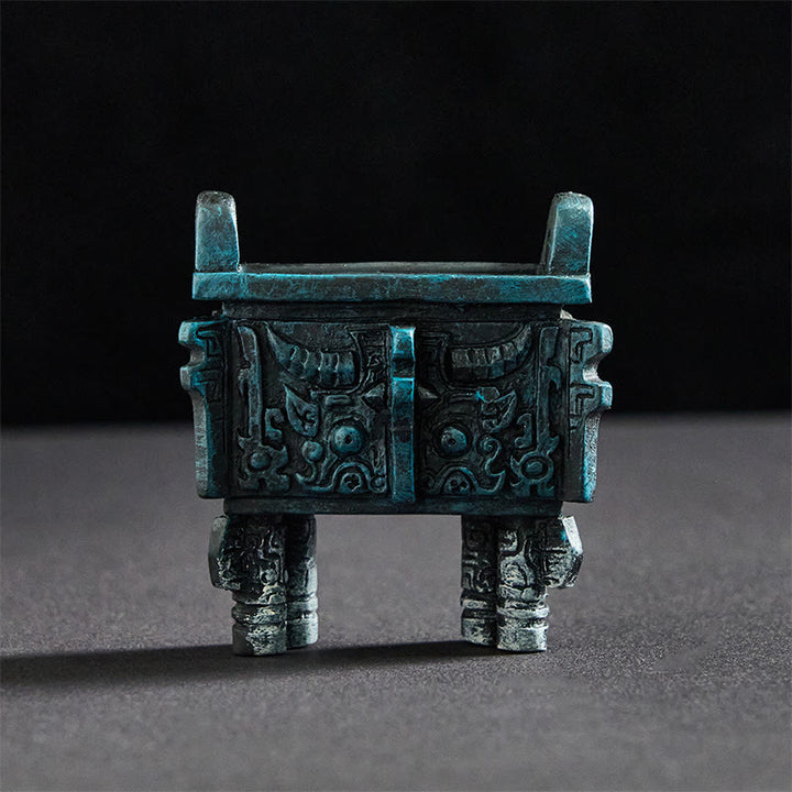 Buddha Stones FU Cani Gemelli Buddha Quadrato Ding Design Frigorifero Magnete per frigorifero Decorazione per la casa - Ding quadrato 6*5*2,5 cm (con retro magnetico) - image 17