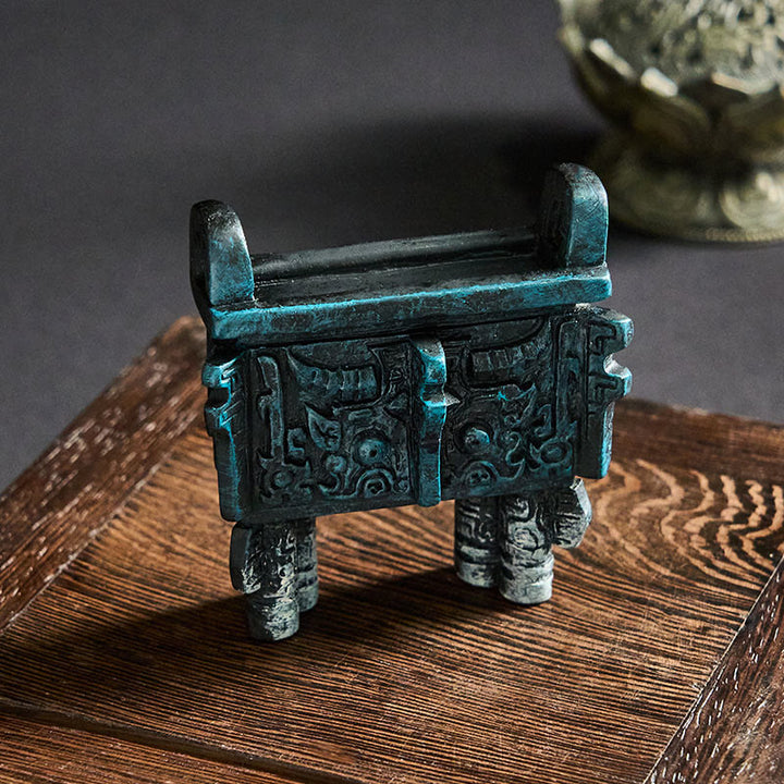 Buddha Stones FU Cani Gemelli Buddha Quadrato Ding Design Frigorifero Magnete per frigorifero Decorazione per la casa - image 21