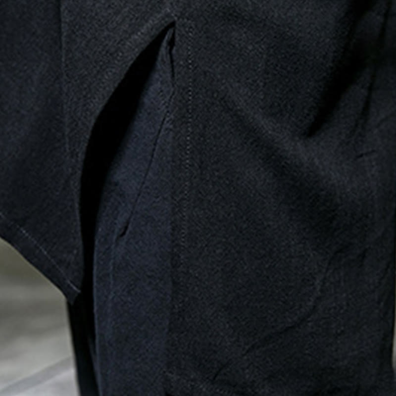 Giacca da uomo in cotone con maniche lunghe e apertura frontale, motivo Buddha Stones Dragon Phoenix - image 8