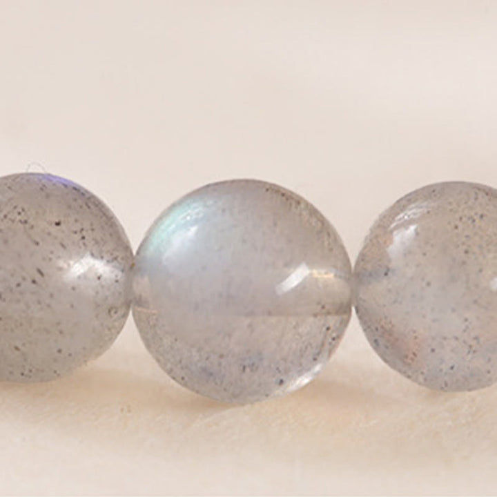 Braccialetto di charme Buddha Stones Natural Moonstone Lotus Love - image 8