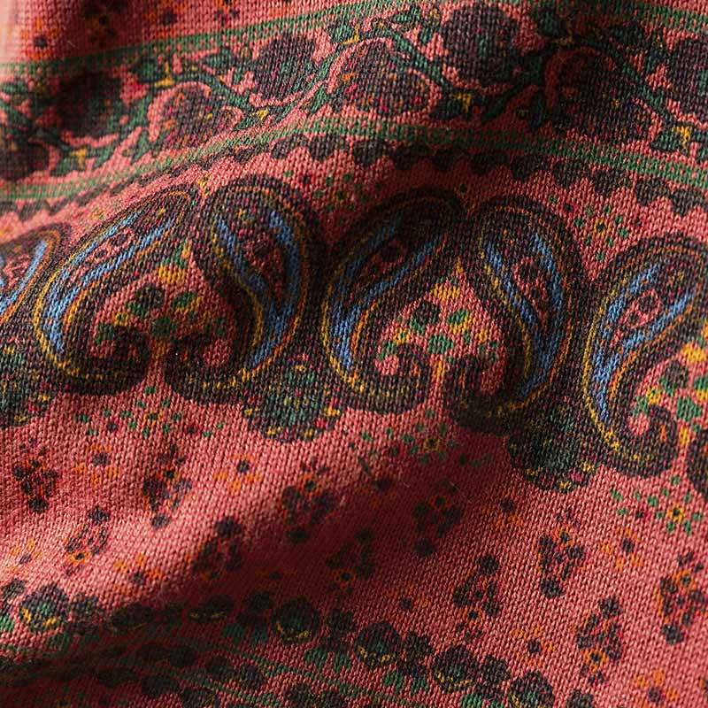 Maglione da donna in cotone con scollo rotondo, manica lunga, motivo floreale autunnale con motivo Buddha Stones Plant e tasca - image 8