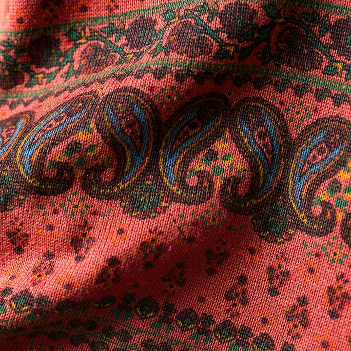 Maglione da donna in cotone con scollo rotondo, manica lunga, motivo floreale autunnale con motivo Buddha Stones Plant e tasca - image 8