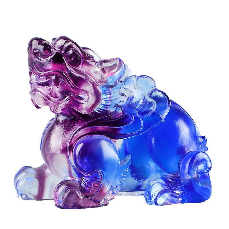 Buddha Stones Liuli Cristallo Pixiu Ricchezza Fortuna Decorazione per la casa - image 6