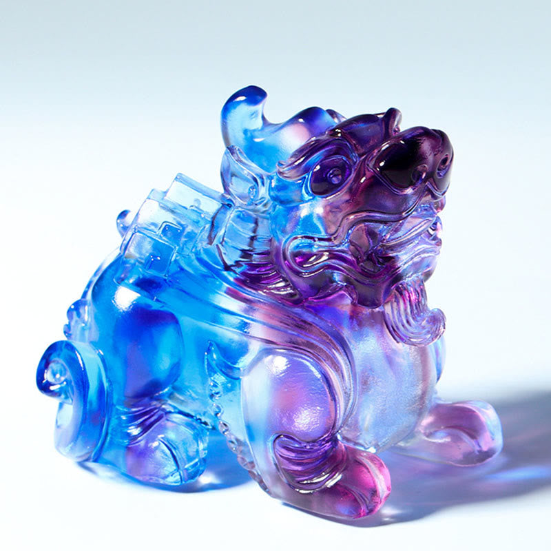 Buddha Stones Liuli Cristallo Pixiu Ricchezza Fortuna Decorazione per la casa - image 1