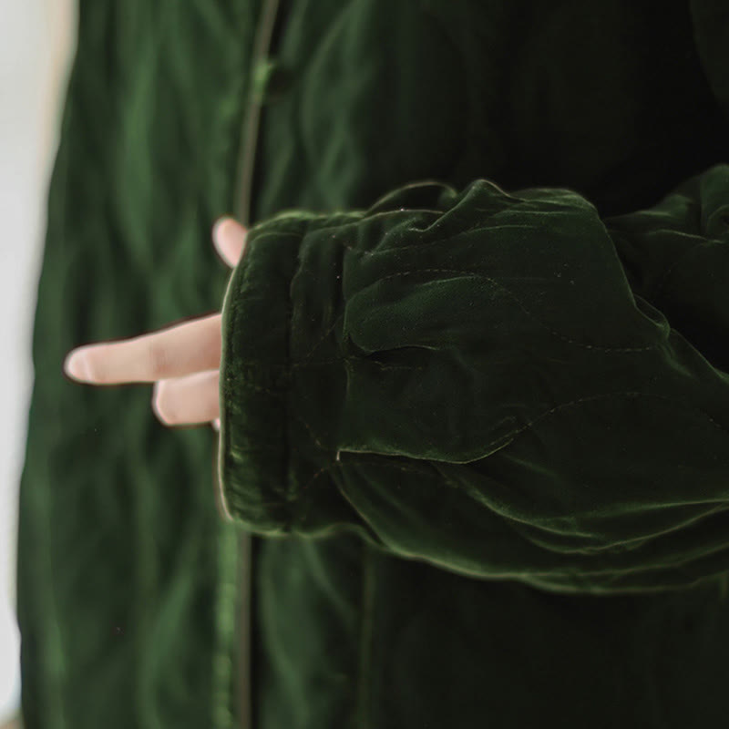 Giacca corta da donna con maniche lunghe e tasche, modello a rombi Buddha Stones - image 9