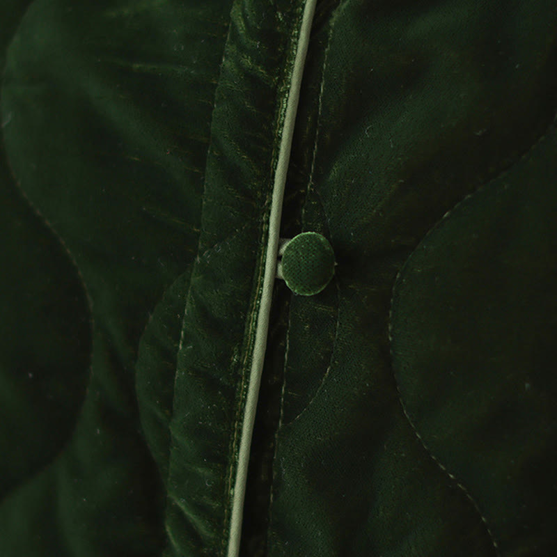 Giacca corta da donna con maniche lunghe e tasche, modello a rombi Buddha Stones - image 12