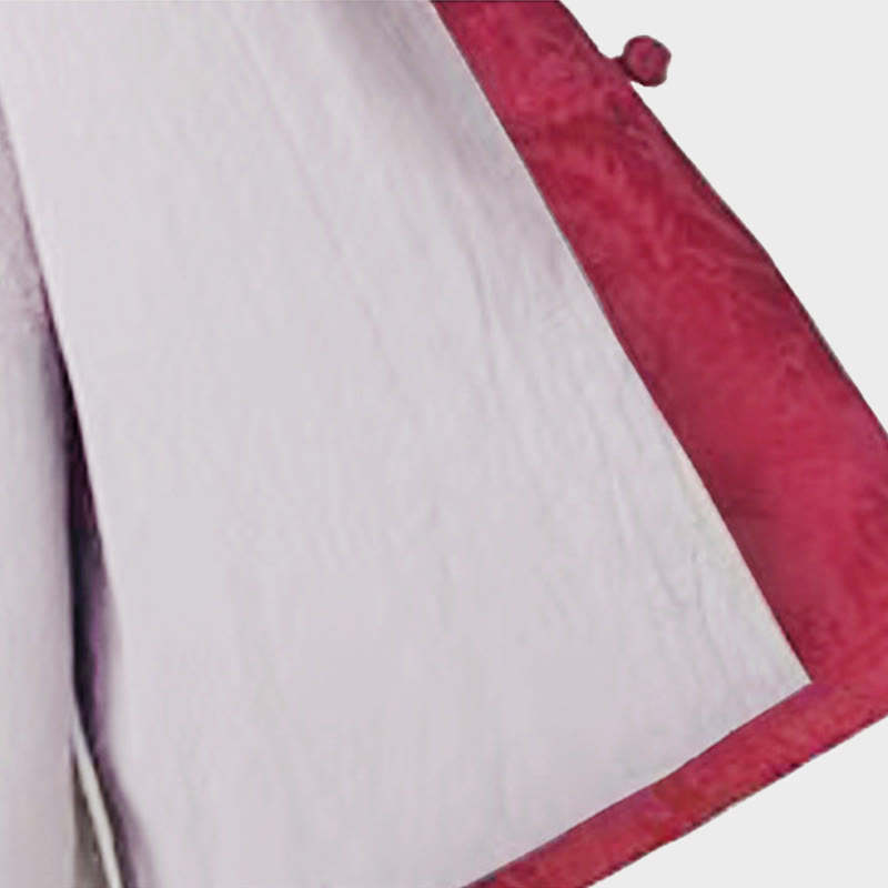 Camicia e pantaloni da donna in cotone jacquard a maniche lunghe con bottoni a rana e tasche Buddha Stones - image 13