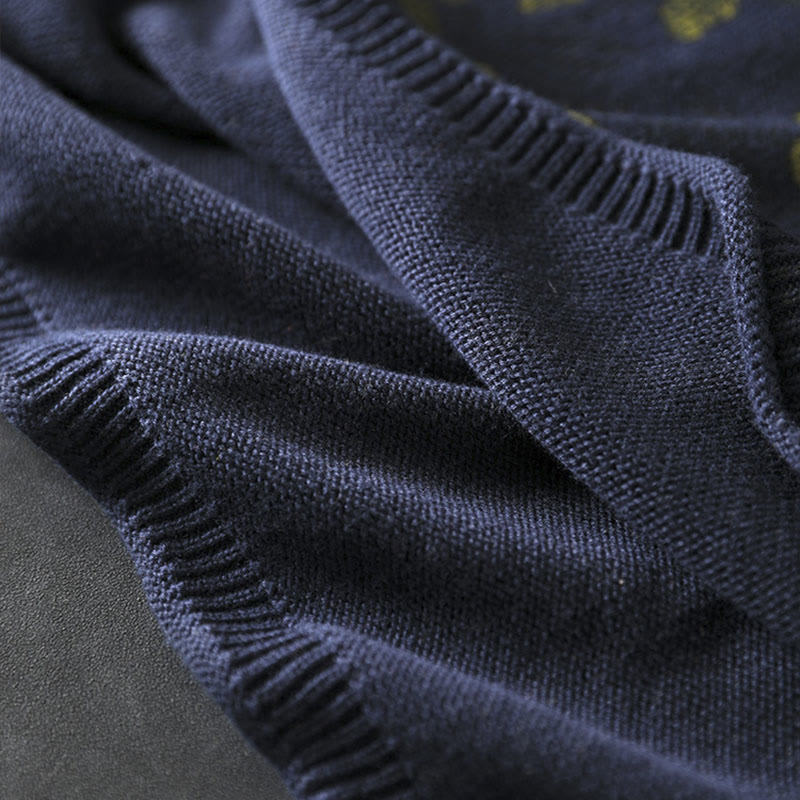 Maglione da donna in cotone a maniche lunghe con collo alto e motivo a girasole Buddha Stones - image 11