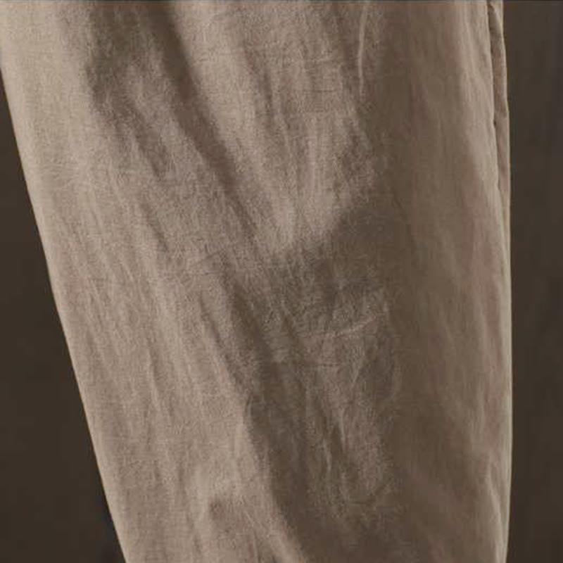 Pantaloni harem termici invernali con coulisse e fodera in pile da donna Buddha Stones con tasche - image 7