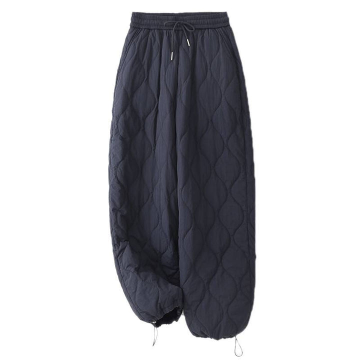 Pantaloni termici spessi con coulisse, elastici e tasche, da donna, modello Buddha Stones - image 9