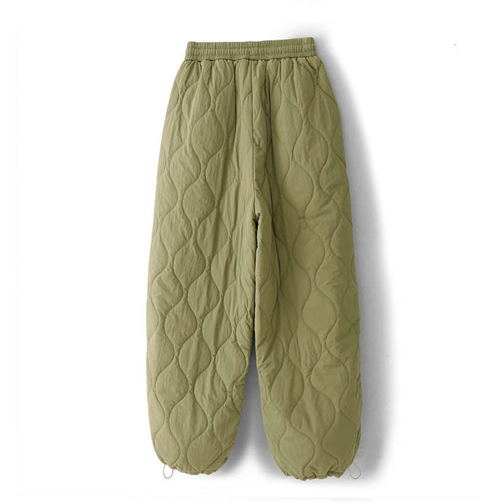 Pantaloni termici spessi con coulisse, elastici e tasche, da donna, modello Buddha Stones - image 12