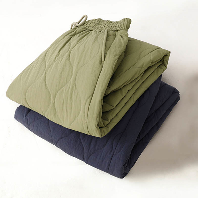 Pantaloni termici spessi con coulisse, elastici e tasche, da donna, modello Buddha Stones - image 24