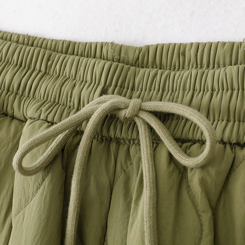 Pantaloni termici spessi con coulisse, elastici e tasche, da donna, modello Buddha Stones - image 14