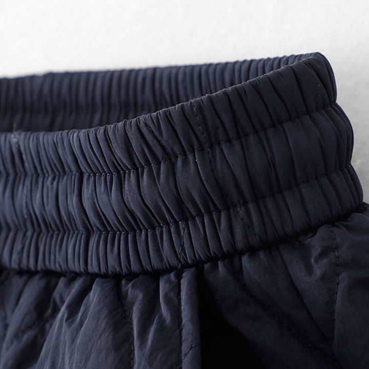 Pantaloni termici spessi con coulisse, elastici e tasche, da donna, modello Buddha Stones - image 4