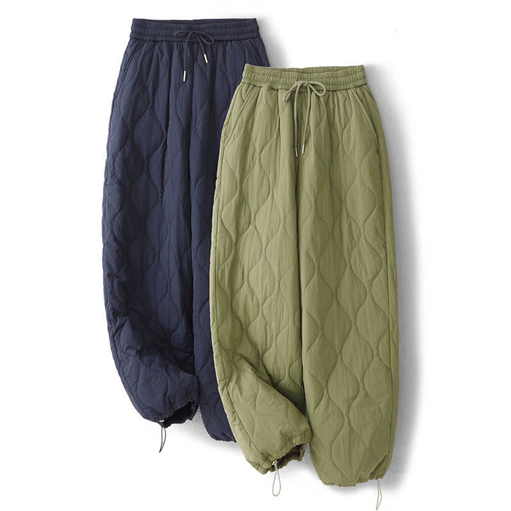 Pantaloni termici spessi con coulisse, elastici e tasche, da donna, modello Buddha Stones - image 21