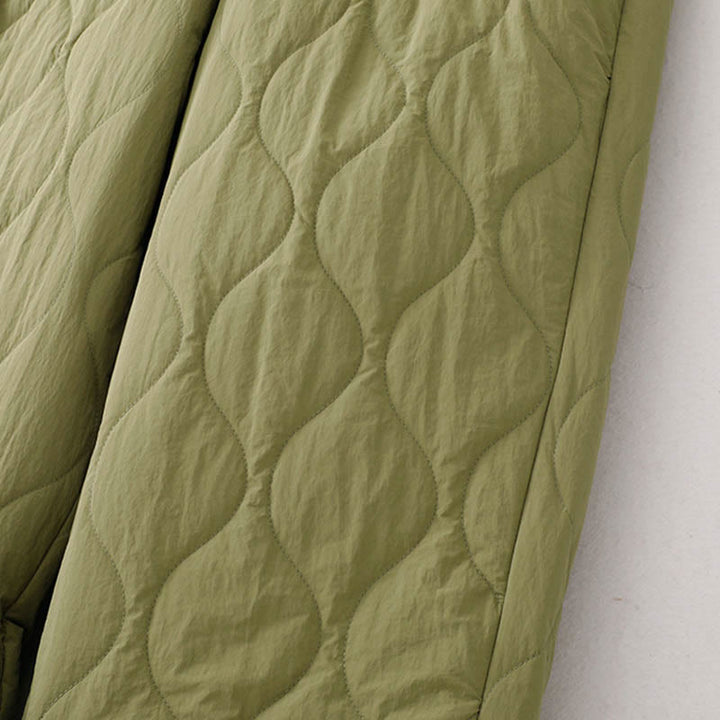 Pantaloni termici spessi con coulisse, elastici e tasche, da donna, modello Buddha Stones - image 16