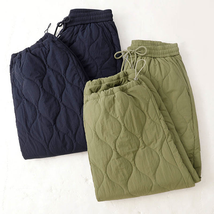 Pantaloni termici spessi con coulisse, elastici e tasche, da donna, modello Buddha Stones - image 23