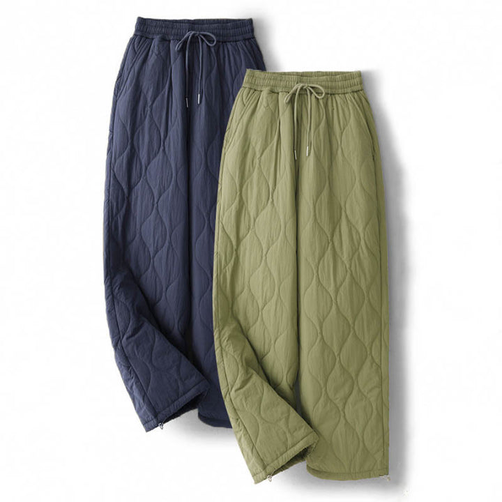 Pantaloni termici spessi con coulisse, elastici e tasche, da donna, modello Buddha Stones - image 0