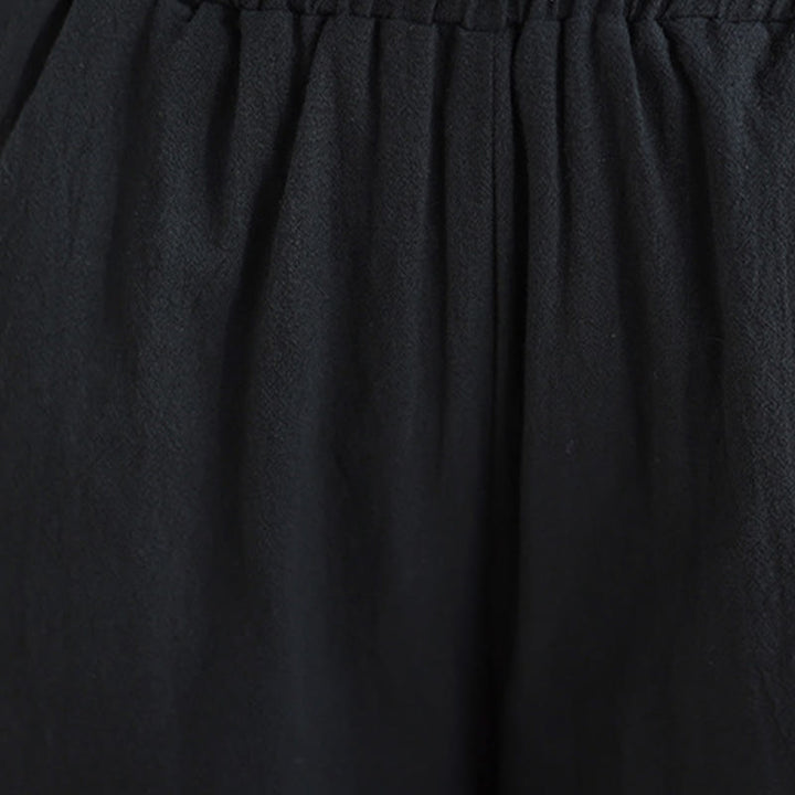 Completo da donna con motivo Buddha Stones, composto da maglietta a maniche lunghe con scollo a V e pantaloni a gamba larga, ideale per la meditazione zen. - image 20
