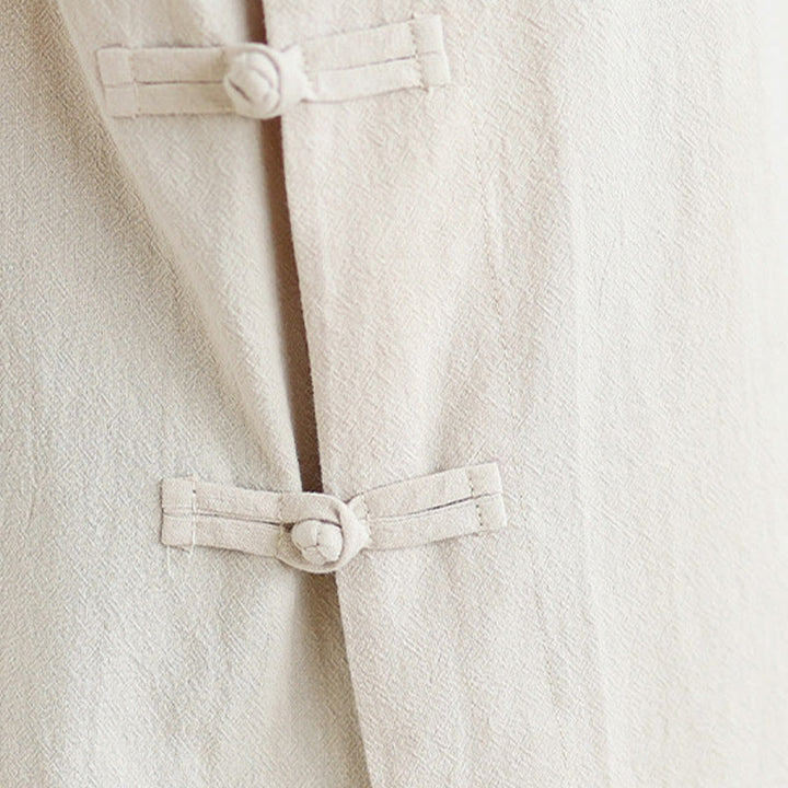 Set da donna per meditazione zen Buddha Stones, 2 pezzi, camicia a maniche lunghe con scollo a V e pantaloni larghi - image 8