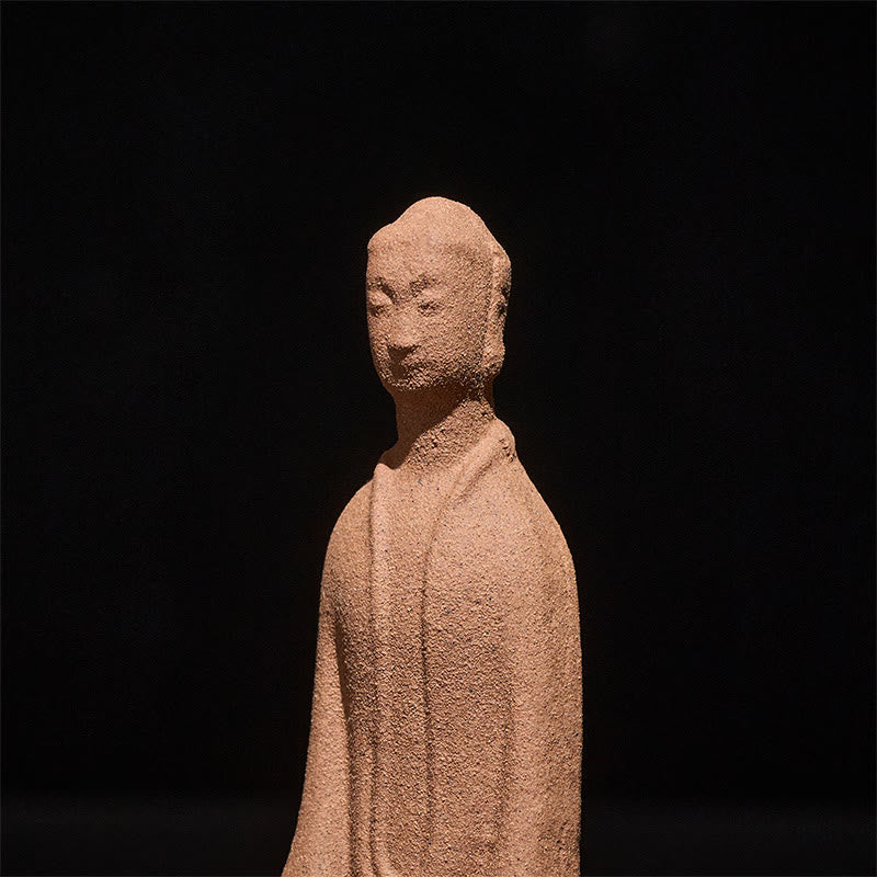 Statua in ceramica Buddha Stones seduto in preghiera, decorazione per la casa Zen, 5*3*8,5 cm - image 6