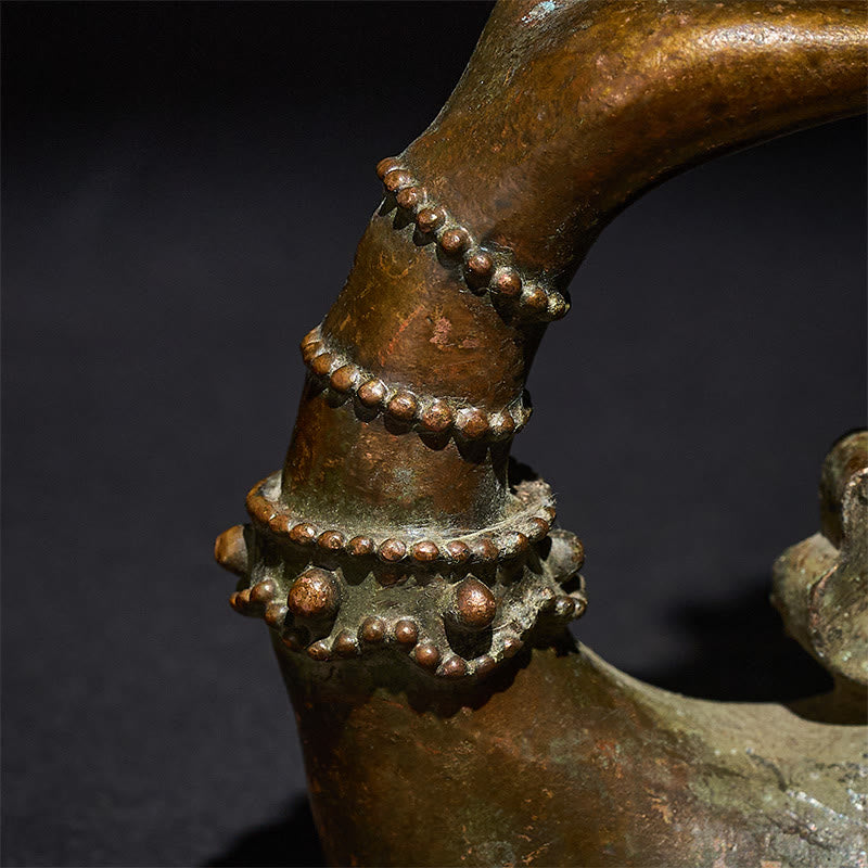 Buddha Stones Classico Buddha Mano di Loto Lega Decorazione per la casa 4,7*2,9*8,4 cm - image 7